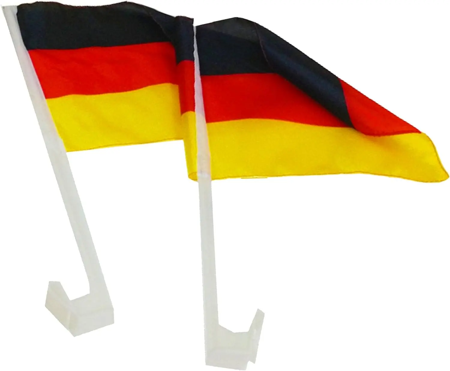 Germany flag for car with plastic holder clip 45 x 29 cm football European championship car flags