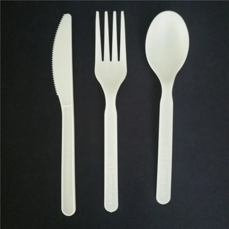 China Wholesale 100% biodegradable 6 inch CPLA cutlery