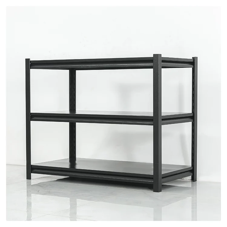 New design Metal Frame 3 Layer Storage Rack Adjustable Shelf Stacking Racks Home Storage Shelving Garage Shelving