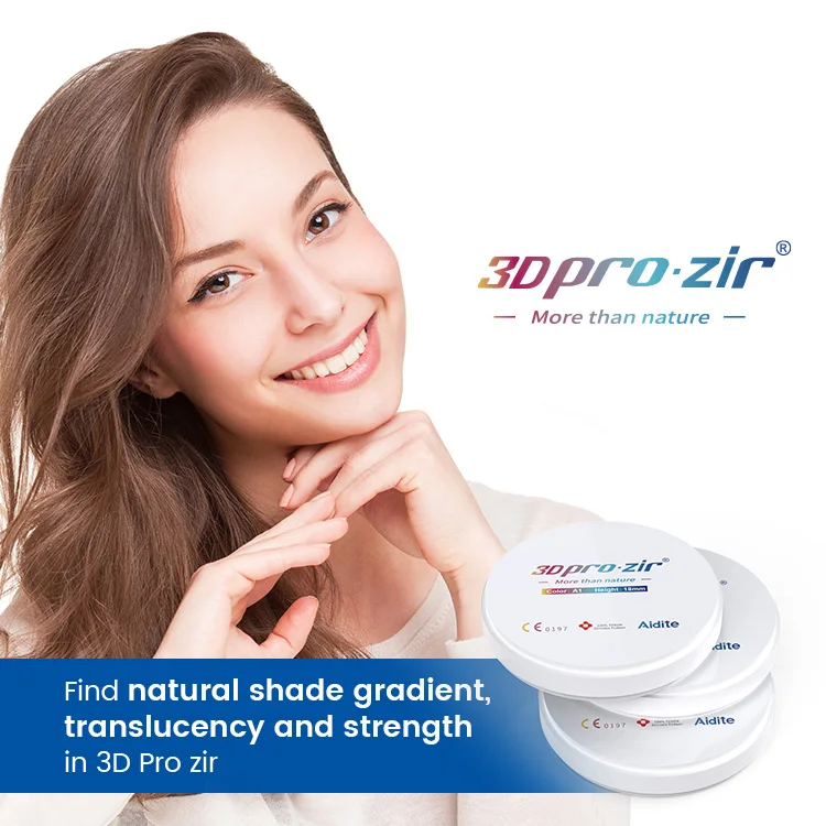 Aidite esthetics zirconia multi layer dental CAM zircon/zirkon blanks