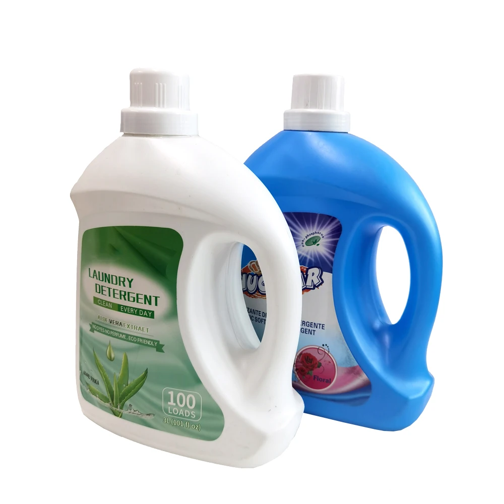 Manufacturer OEM Concentrated Laundry Detergent Clothes Washing Soap Liquid Detergent with Color Care green color detergent