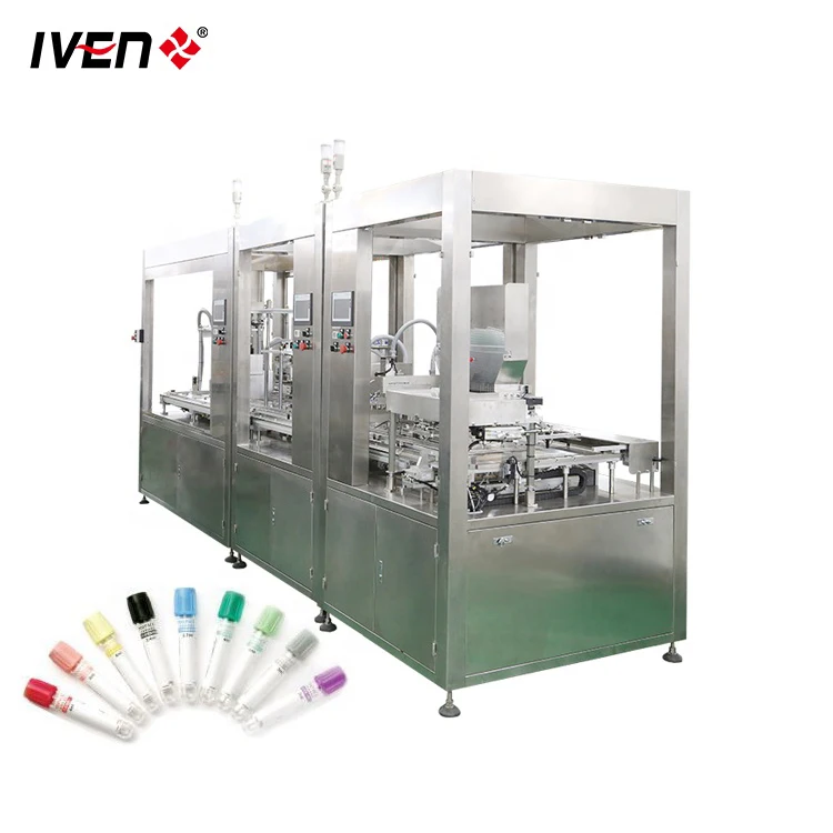 New Design Vacuum Blood Tube Assembling EDTA Filing Gel filling Sealing Machine