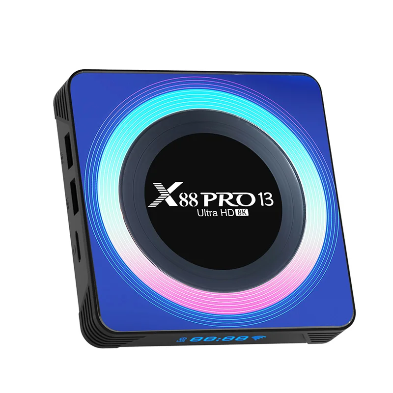 Colorful android tv box android 13 STB rk3528 wifi 6 8k iptv smart tv box x88 pro