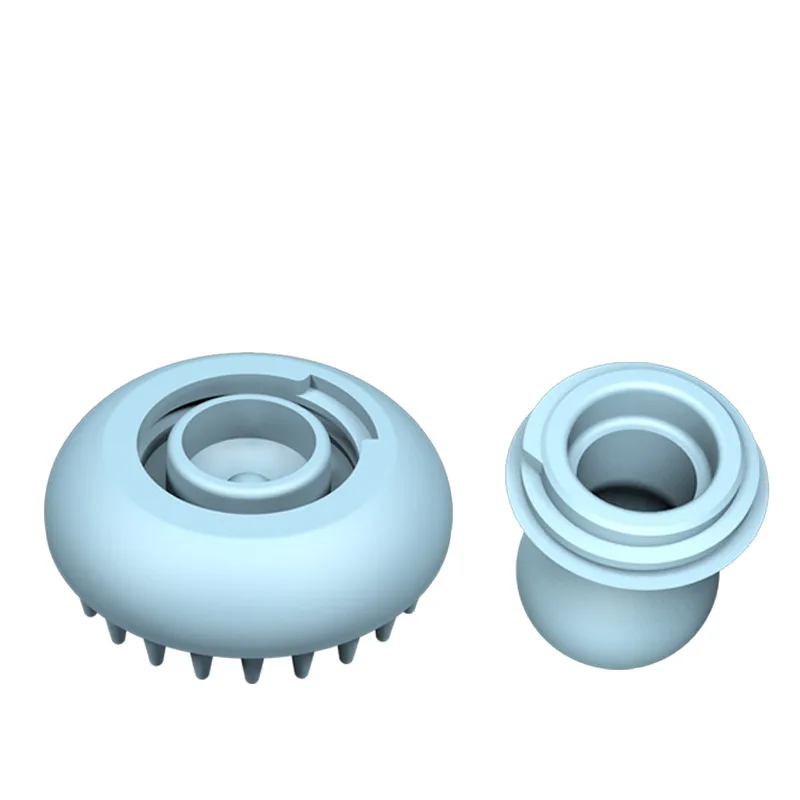 Bath Brush Shampoo Dispenser Grooming Pet Shower Brush Factory Pet Dog Silicone Sustainable Soft Silicone Brush for Cat Shower