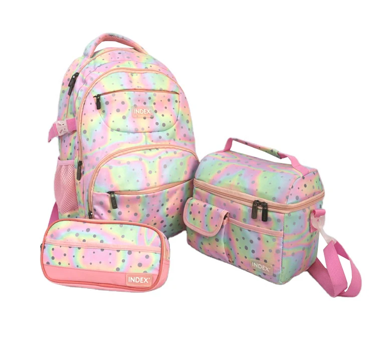 School backpack schoolbags high class student school bag school bags with lunch bag for kids