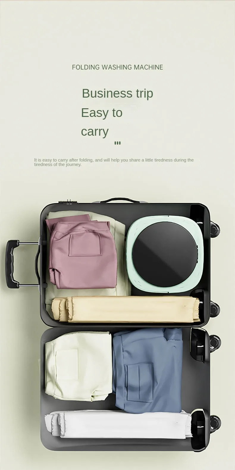 Laundry Foldable Mini Small Washer For Washing Baby Clothes 8