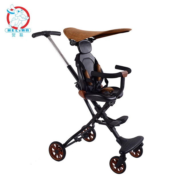 BLM  Eva artifact for a walk The New Folding Baby Stroller one click fold with awning Easy to carry