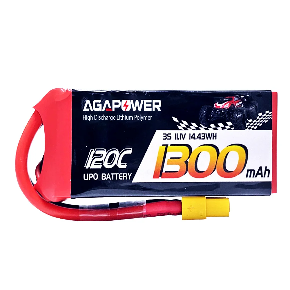 AGA OEM high quality 25C-100C 3S 11.1v lipo battery 11.1vC