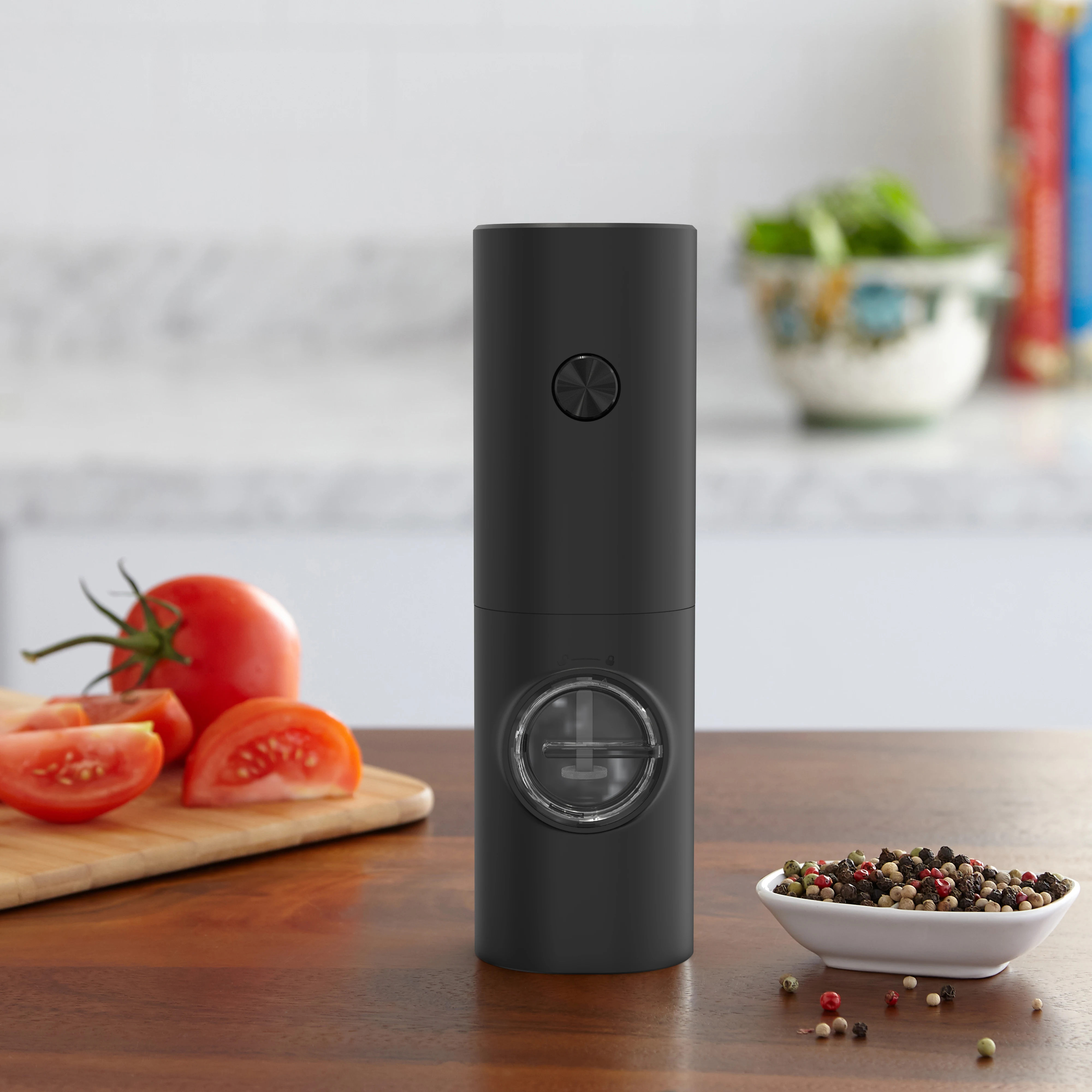 2024 Hot kitchen tools Modern Feature Household Electric Rechargeable Salt and Pepper Mill