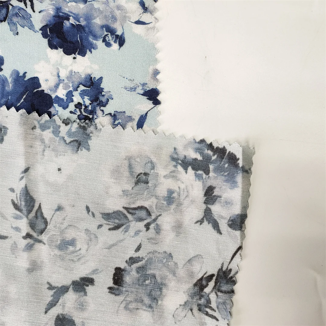 Hot selling breathable floral viscose fabric  cotton viscose fabrics 100% viscose digital printed for dress