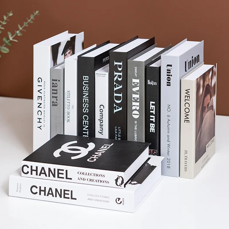OEM Factory  Customized Painting Coffee Table decorative  Hardcover Book Set