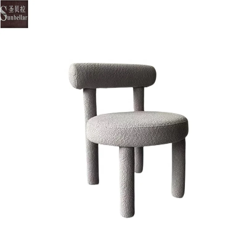 Стулья для ресторана, Современные тканевые деревянные ножки букле, акцентные стулья для библиотеки, дизайнерские боковые стулья для дома, кафе, ресторана