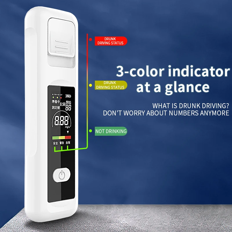 Factory Breath Alcohol Tester Personal Breathalyzer/Alcohol Tester Professional Digital Display Alcohol Breath Test