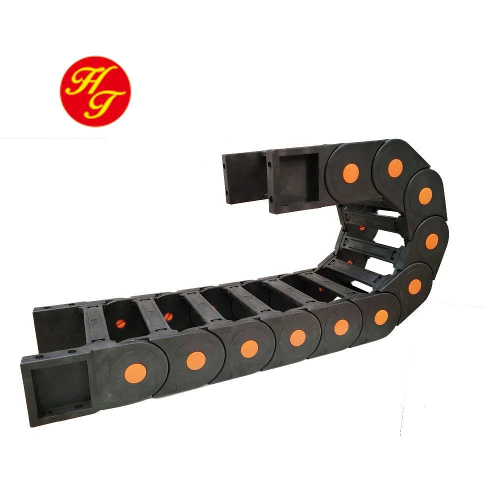 Enhanced nylon PA66 energy chain wire carrier cable chains cable track plastic