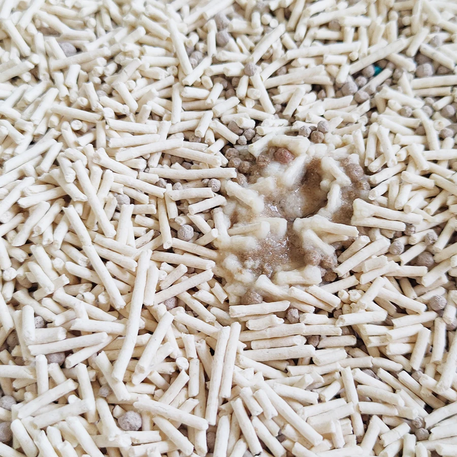 Wholesale Lower Price High Absorbent Tofu Cat Litter Dust Free  Mixed Cat Litter 2.5kg Customized Tofu Litter