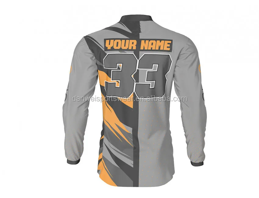 
Get half half design printing customize your own motocross jersey 