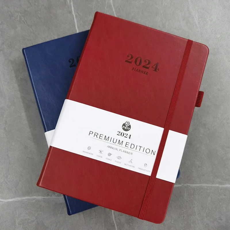 In stock 2025 a5 dairy custom logo agenda planner 2024