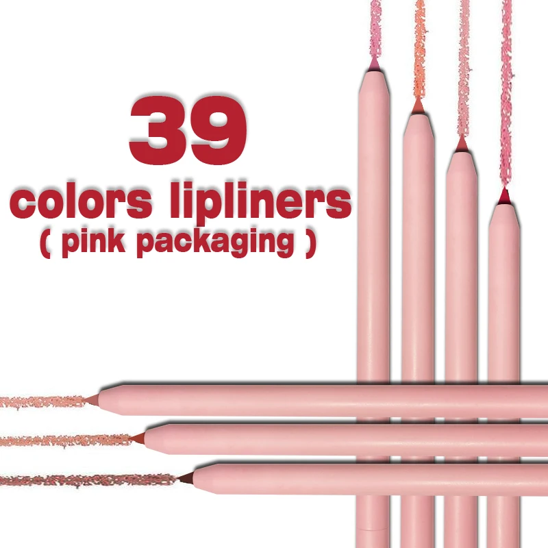 Custom Colour Private Label Lip Liner Vegan Organic Lip Pencil for Dark Skin Mineral Lip Liner