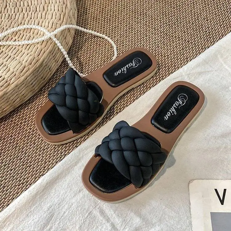 Outdoor Flat Sandals Slides Oem Custom Wholesale Fashion Stylish Women Lady Girls PVC Summer Shoes Summer Slippers Customer OEM