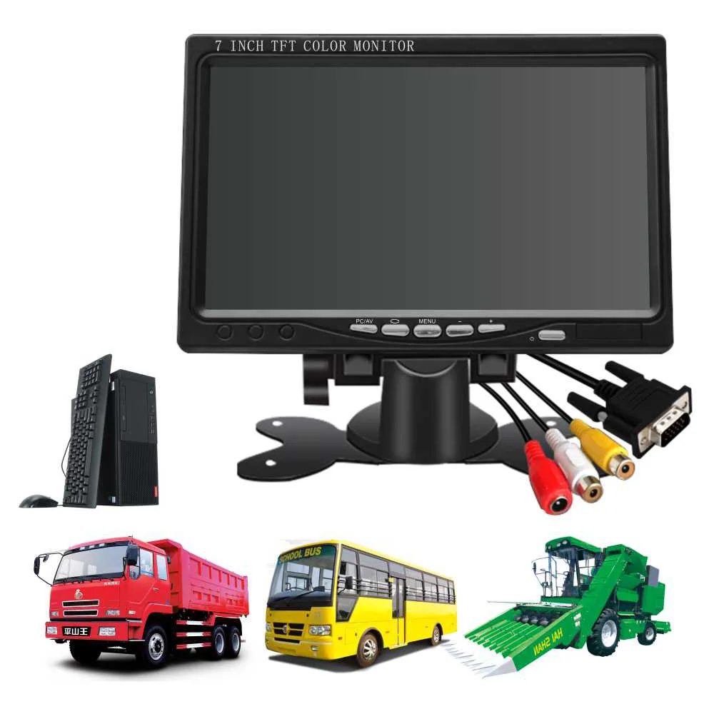 7inch Lcd Monitor With Vga Av Input Universal Customizable Mini Monitor