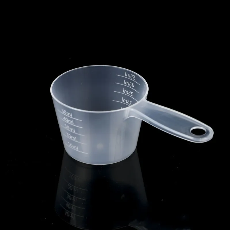 Plastic measuring scoops for Cereals grains Supplements,Protein powder,Granular,Pet Food Spoons with measuring line 30g 60cc