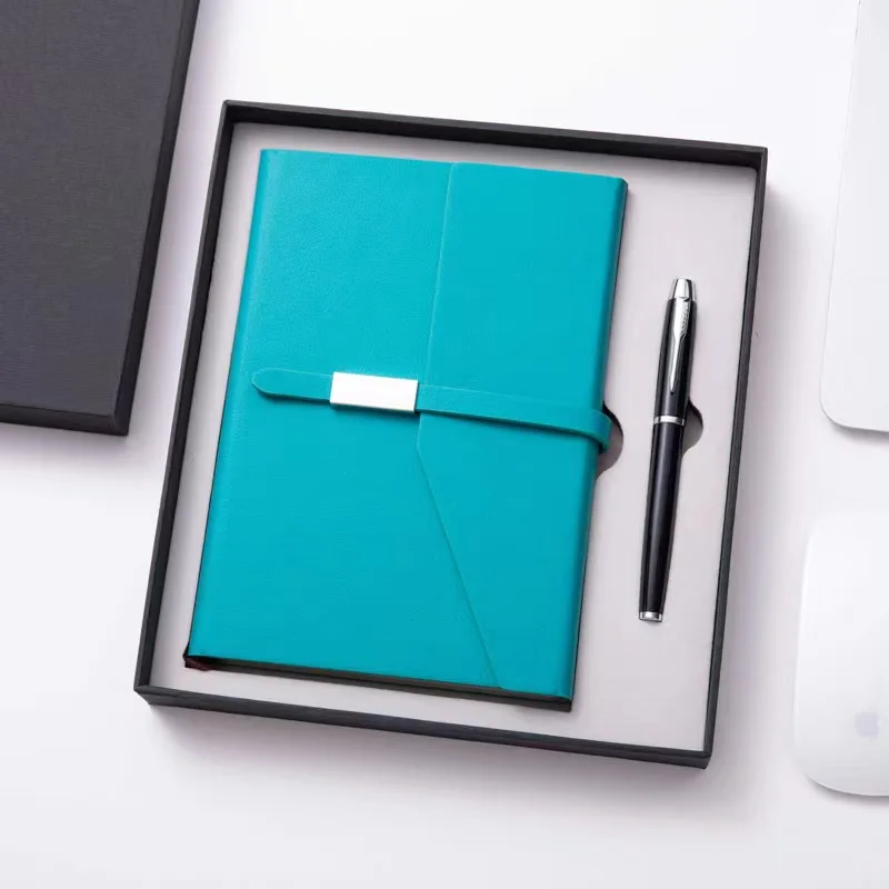 Luxury Office Gift Set Business Notebook Set Travel Notepad Corporate Gift Handbook Bookmark Custom LOGO