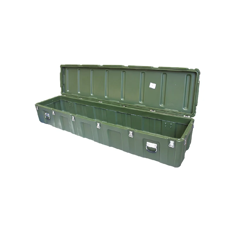 Прочный водонепроницаемый Рото литой корпус армейский чехол жесткий пластиковый военный ящик для хранения