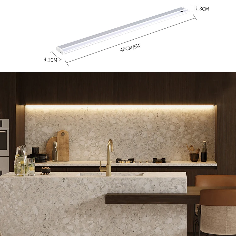 Aluminium PC  Motion Sensor Hand Sweeping Automatic Cabinet Strip Light Closet, Under Cabinet Led Light Strip