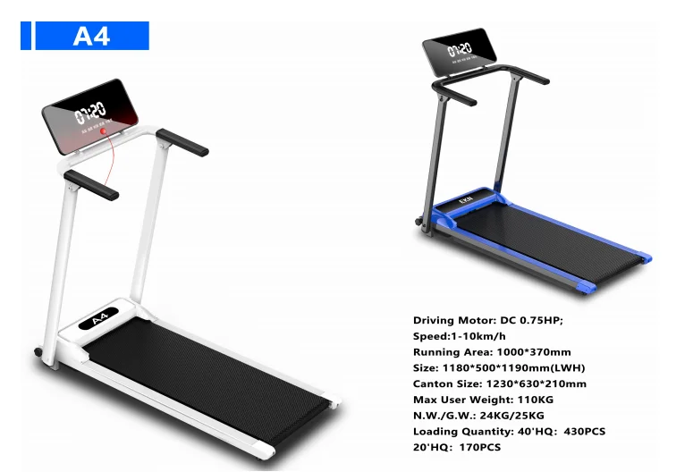 Factory Wholesale Treadmill Machine Electric Foldable Motors OEM Cheap Fitness Running Machine Controller Board Walking Gym