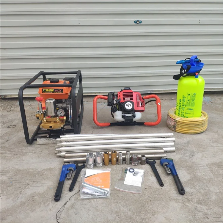Small Portable Handheld Hard Rock Core Drilling Machine/backpack Portable Exploration Core Drilling Rig 11 Provided Gasoline