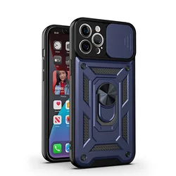 tup pc 2 in 1 shockproof protection phone case for samsung s21with push pull camera close window