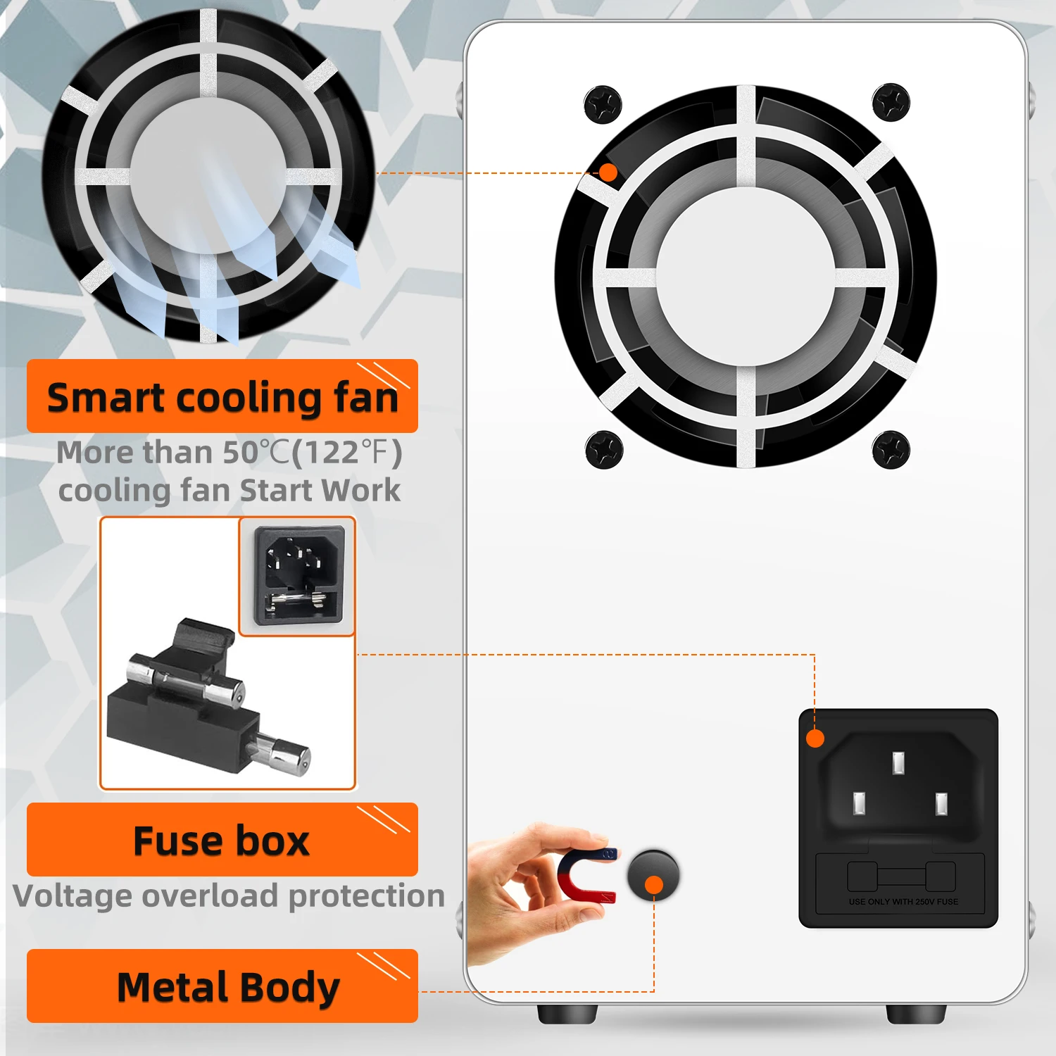 KUAIQU SPPS-A3010D Laboratory Benchtop DC Voltage Regulator Encoder Adjustable LCD Digital Voltage Regulator 30V 10A