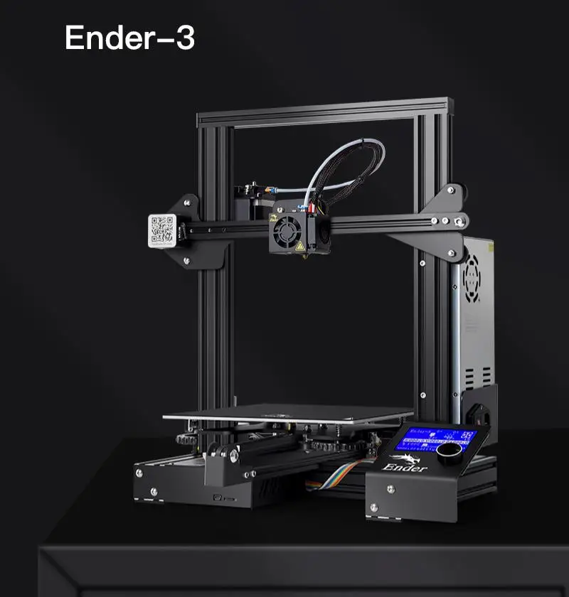Популярный 3D-принтер ender 3 алюминиевый DIY с печатью резюме 220x220x250 мм Vslot Prusa I3 3D печать
