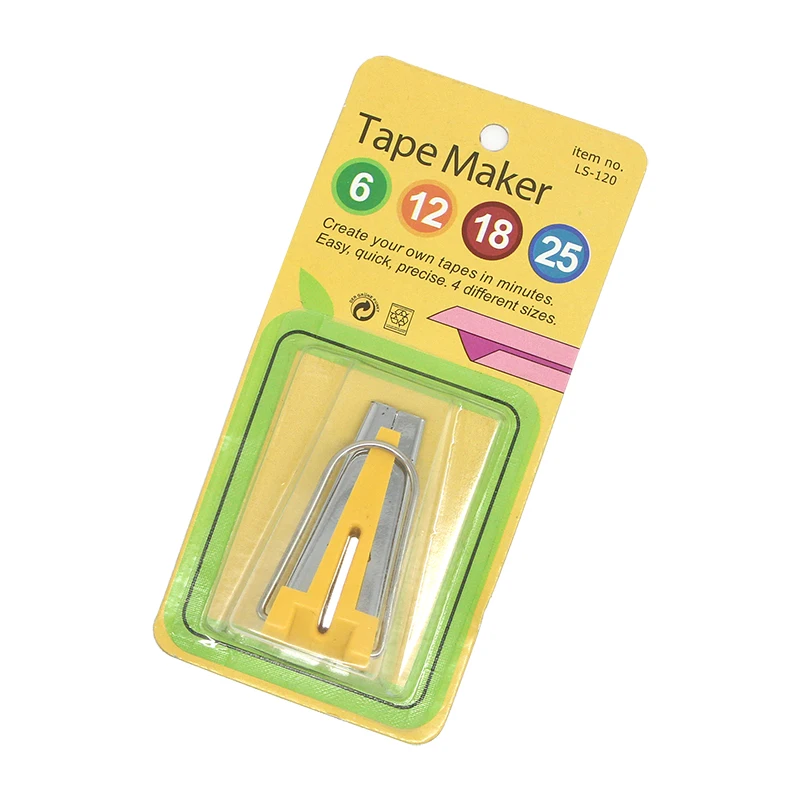 1 pcs  Bias Tape Makers - 4Size  6/12/ 18/25mm Bias Binding Tape Maker Sewing Machine Tool  Accessories  J0132