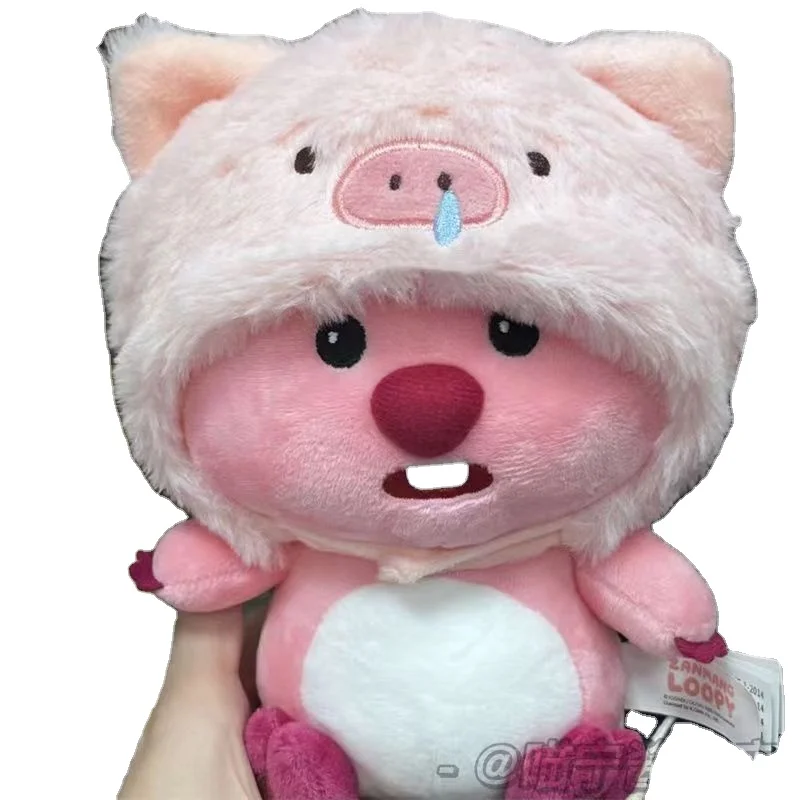 Hot Selling New Design Bashful Blush Loopy Plush Toys Lovely elk headband loopy plush keychain Children gift