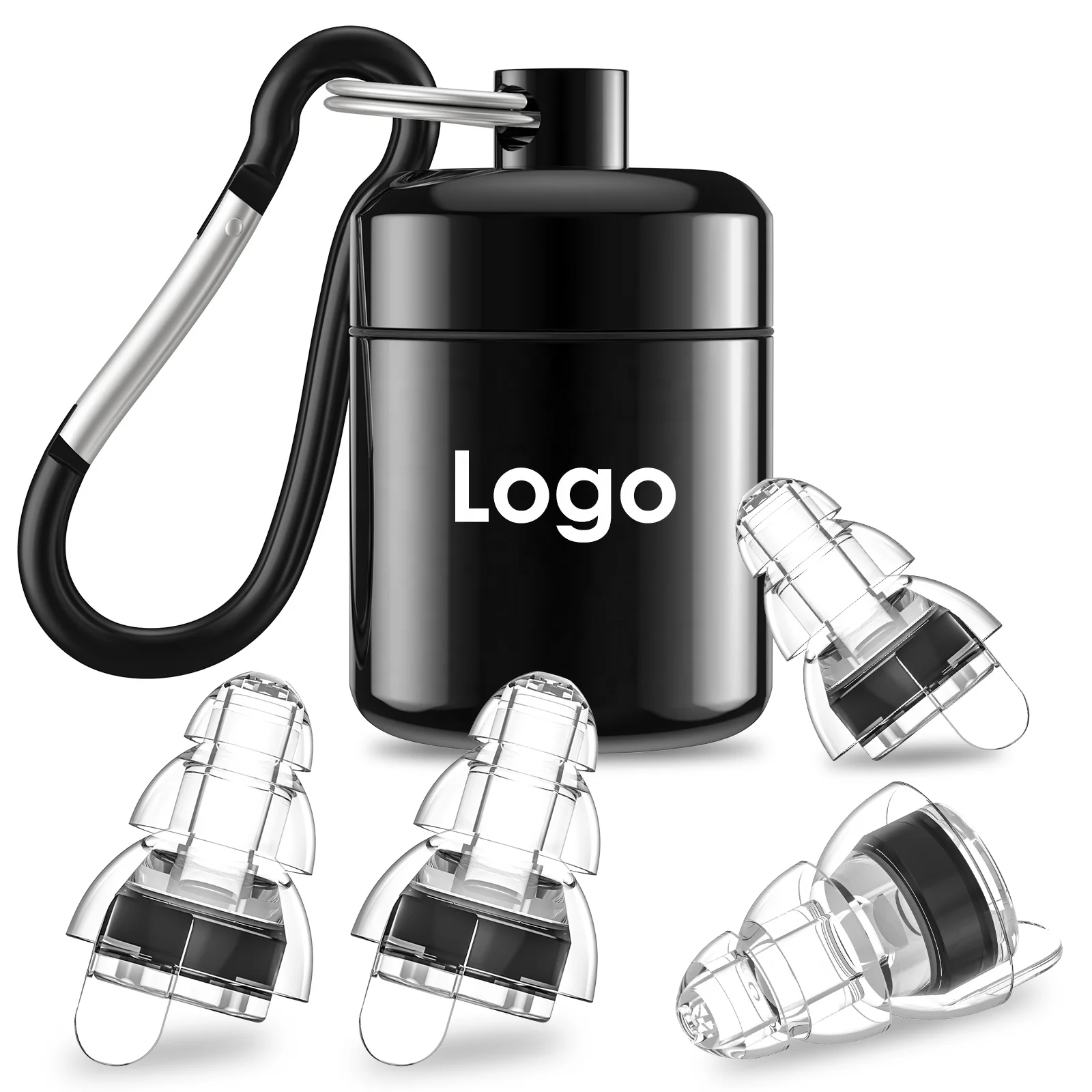 Silicone Noise-Canceling Concert Earplugs Hearing Protection for Musicians and Music Lovers with Effective Noise Reduction