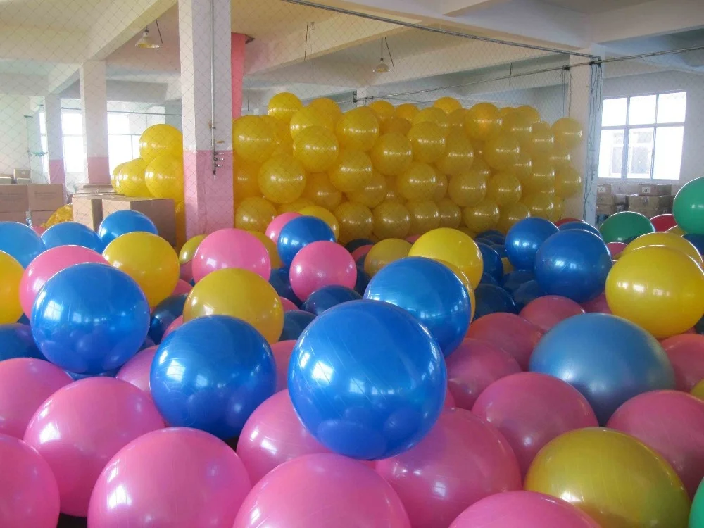 65cm pink  yoga ball gym ball swiss ball with hand pump