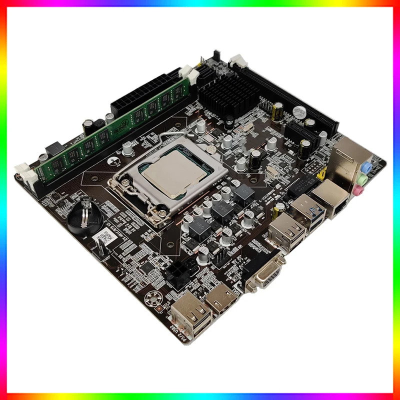 motherboards for pc gaming H61 set lga 1155 ddr3 Core i5 3470 cpu H61 motherboard for pc gaming mini itx set