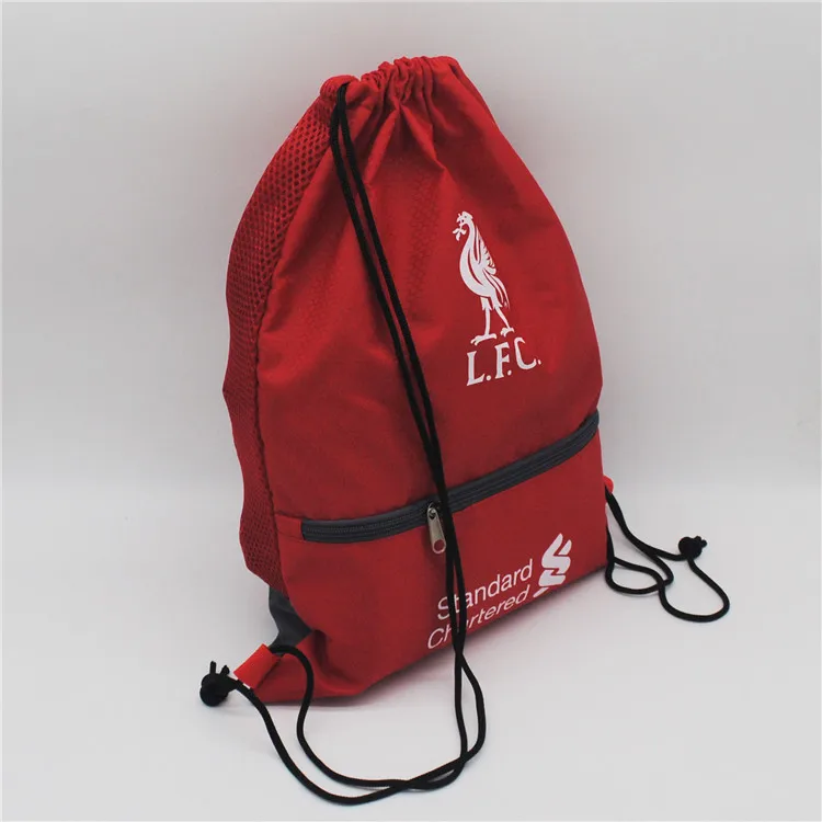 
Custom printed cheap promotion drawstring backpack shoe bag 