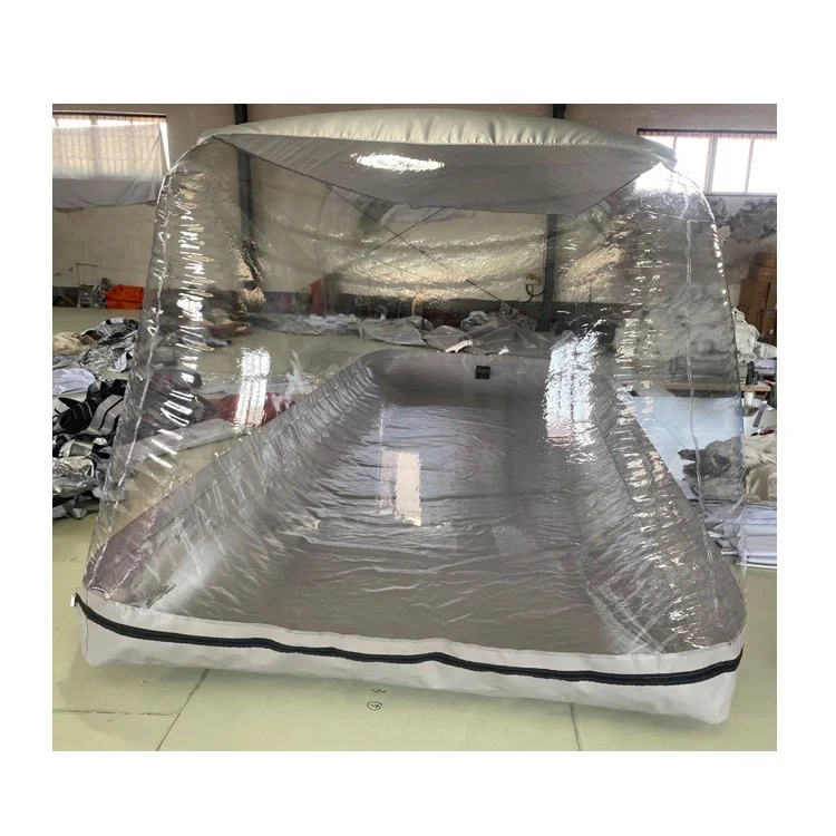 Factory price transparent outdoor car storage capsule inflatable garage car cover