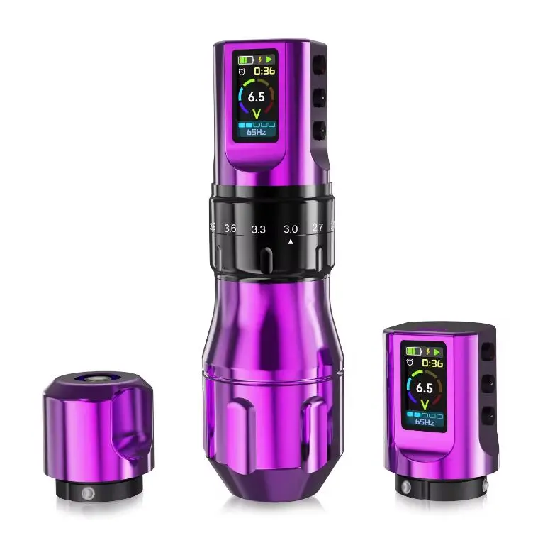 Wireless Tattoo Machine Pen Profession Coreless Motor 1600mAh capacity Stroke 2.4-4.2mm Tattoo Machine for Body Art