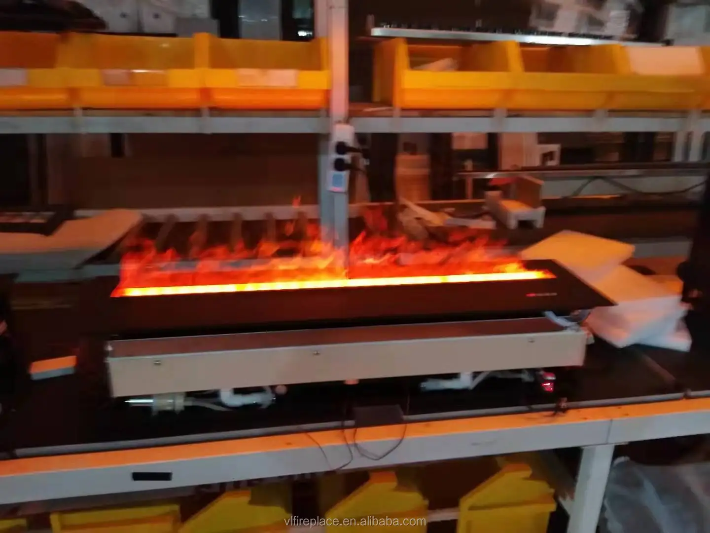 800mm length super cool muti-colors changing led light smart water steam vapor fireplace