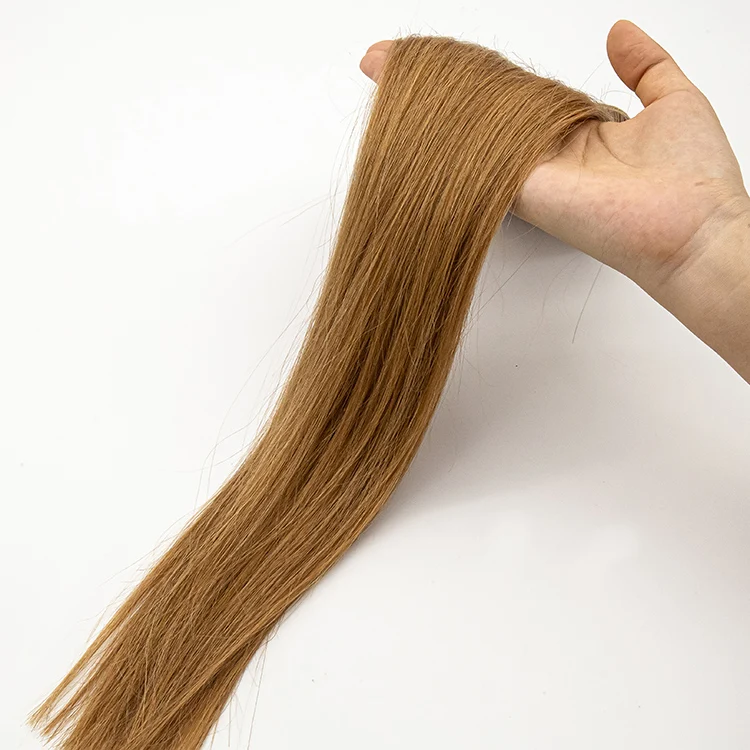 Blonde yak curly hair crochet weft remy extensions double drawn synthetic hair weft