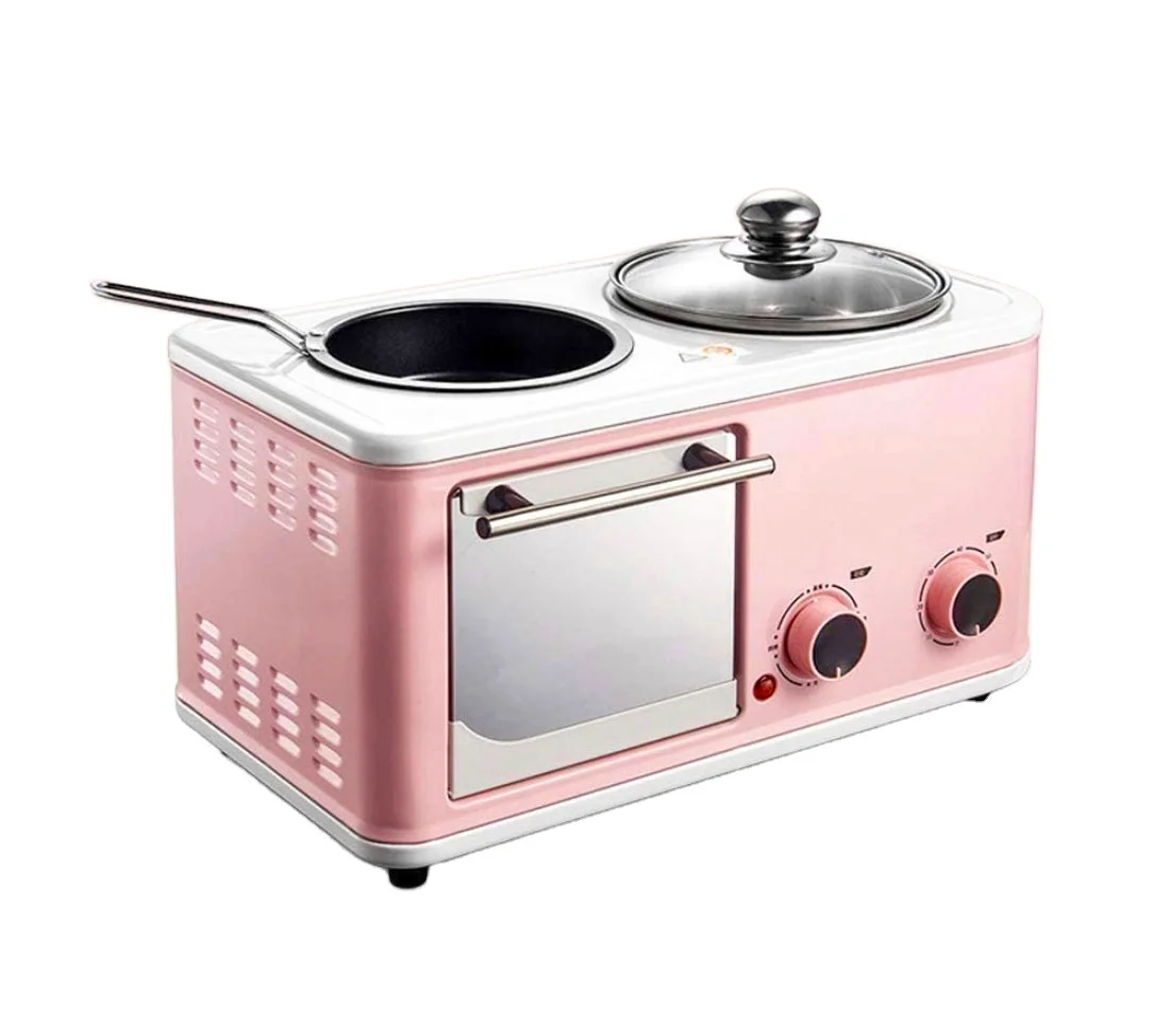 Family Electric Toaster Stainless Steel Oven Egg Griddle Non-Stick Fantai Pot Breakfast Machine