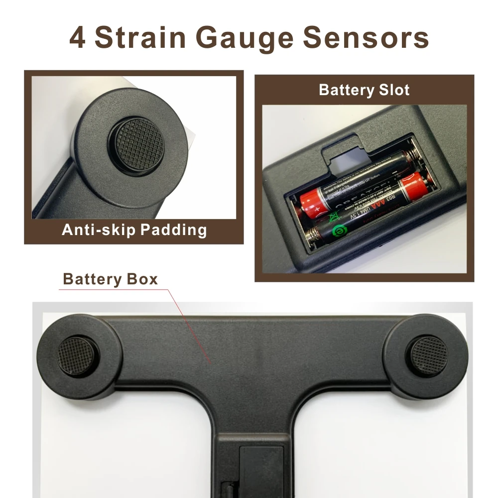 Bathroom Scale Electronic Body Scale Weighing Balance Digital Personal Scale 180kg