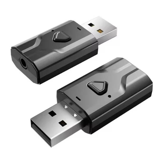 Newest 2 in 1 bluetooth receiver and transmitter wireless adapter for TV speaker