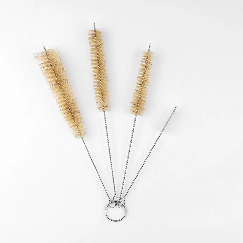 In Stock The Teapot Metal Bristle Straw Crevice Cleaning Brush