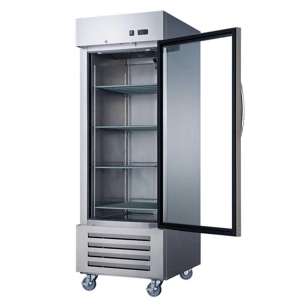 Stainless Steel Single Door Kitchen Fridge Commercial Refrigeration Equipment