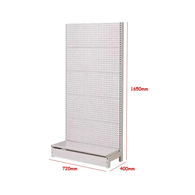 Wholesale Heavy Duty Metal Hook Display Rack Double-Sided Small Commodity Storage Supermarket Shelves Store Stationery Rack