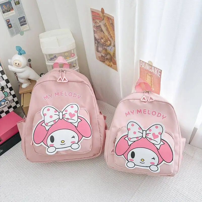 Ruunjoy  2 Sizes  Schoolbag Female Cute Cartoon Backpack Junior and Middle School Students Elementary School Student  Backpack